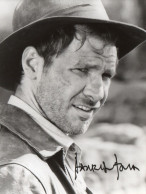 PHOTO GRAND FORMAT 1 - ENV 1 - CINEMA - PHOTO DEDICACEE DE L'ACTEUR AMERICAIN HARRISON FORD - Signed Photographs