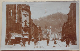 INNSBRUCK. "Maria Theresienstrasse" - CPA Animée 1922 - Innsbruck