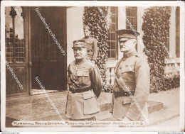 Be786 Foto Militare Www1  Marshall Foch General Pershing At Chaumont American - War, Military