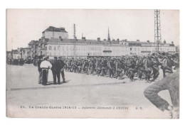 La Grande Guerre De 1914-15 -  Infanterie Allemande à AMIENS - Animée - Weltkrieg 1914-18