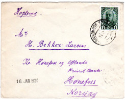 Russland Sowjetunion 1930, 14 Kop. Lenin Auf Brief V. Wladiwostok N. Norwegen. - Other & Unclassified