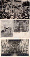OTZING, 2x Kirche U. Denkmal WK I 1914/18 M. Feierlichkeiten, 3 Sw-AK - Sonstige & Ohne Zuordnung