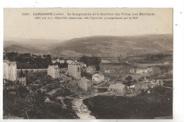 Langogne (48) : Vue Générale Du Quartier Des Villas Aux Martinets En 1931 PF. - Langogne