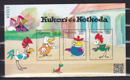 HUNGARY-2021-CARTOONS - BLOCK-MNH. - Unused Stamps