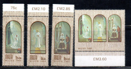 MALTA 1980 CHRISTMAS NATALE NOEL WEIHNACHTEN NAVIDAD NATAL COMPLETE SET SERIE COMPLETA MNH - Malte