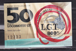 HUNGARY-2021-TRAIN -LGT - BLOCK-MNH. - Unused Stamps