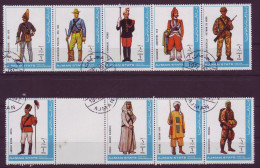 Asie - Ajman - Military Uniforms - 9 Timbres Différents - 7170 - Adschman