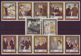 Asie - Fujeira - Charles De Gaulle - 12 Timbres Différents - 7173 - Fujeira