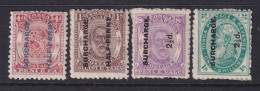 Tonga, Scott 21-24 (SG 21-24), MNG (paper Wax Adhering) - Tonga (...-1970)