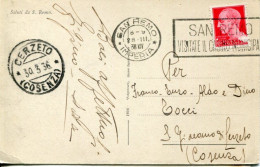 X0186 Italia,special Postmark San Remo 1936 Visitate Il Casinò Municipale,visitez Le Casino,visit The Casino - Non Classés