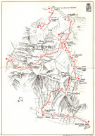 S. Anna Di Valdieri, Ponte Rovine, Cartina Sentieri Alpini Provincia Cuneo - Landkarten