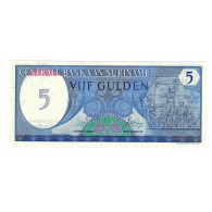 Billet, Suriname, 5 Gulden, 1982, 1982-04-01, KM:125, NEUF - Surinam