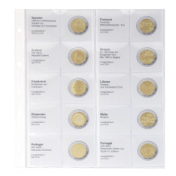 Lindner Vordruckblatt Karat Für 2 Euro-Münzen 1118-24 Neu - Supplies And Equipment