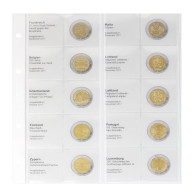 Lindner Vordruckblatt Karat Für 2 Euro-Münzen 1118-22 Neu - Materiale