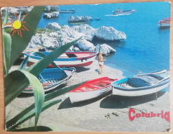 CARTOLINA 2001 ITALIA SALUTI DALLA CALABRIA CITTADELLA DEL CAPO COSENZA Italy Postcard ITALIEN Ansichtskarten - Cosenza