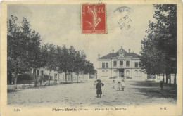 Cpa PIERRE BENITE (Rhône) 69 - 1908 - Place De La Mairie N° 549 B. G. - Pierre Benite