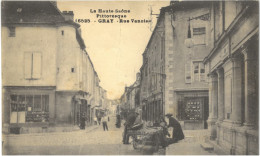 Cpa GRAY 70 - Rue Vanoise - La Haute Saône Pittoresque N° 16525 (commerces, Marchands) - Gray