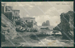 Napoli Capri Marina Piccola MACCHIE Cartolina KV2258 - Napoli