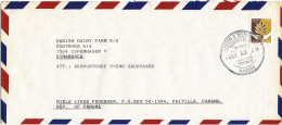 Panama Air Mail Cover Sent To Denmark 13-9-1987 ?? Single Stamp - Panamá