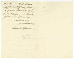 Samuel Rawson Gardiner (1829-1902) Historian Autograph Letter Signed London 1874 Oliver Cromwell Civil War - Inventores Y Científicos