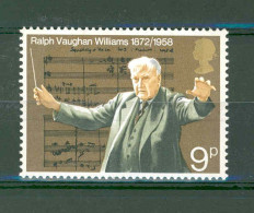 Great Britain 1972 Composer Ralph Vaughan Williams MNH ** - Neufs