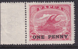 PAPUA 1917 ONE PENNY OVPT Sc 79 Mint Never Hinged - Papouasie-Nouvelle-Guinée