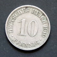 10 Pfennig 1910 A Deutsches Reich - 10 Pfennig