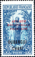 UBANGI-SHARI, COSTUMI LOCALI, 1924, NUOVI (MLH*) Mi:FR-OU 55, Scott:FR-OU 57, Yt:FR-OU 56 - Neufs