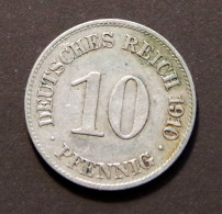 10 Pfennig 1910 E Deutsches Reich - 10 Pfennig