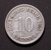 10 Pfennig 1911 G Deutsches Reich - 10 Pfennig