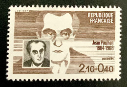 1984 FRANCE N 2331 JEAN PAULHAN - NEUF** - Nuevos