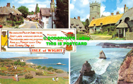 R477383 Isle Of Wight. Stage Rock. Battery Gardens. Photographic Greeting Card. - Welt