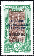 UBANGI-SHARI, FLORA, PALME DA COCCO, 1924, NUOVI (MLH*) Mi:FR-OU 60, Scott:FR-OU 73, Yt:FR-OU 62 - Ongebruikt