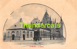 CPA VEURNE FURNES LA GARE  - Veurne