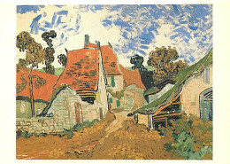 Art - Peinture - Vincent Van Gogh - Rue à Auvers - Street In Auvers, 1890  - CPM - Carte Neuve - Voir Scans Recto-Verso - Peintures & Tableaux