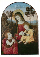 Art - Peinture Religieuse - Bernardino Pintoricchio - Tempera Painting : Virgin And Child With St. John The Baptist - Ca - Pinturas, Vidrieras Y Estatuas