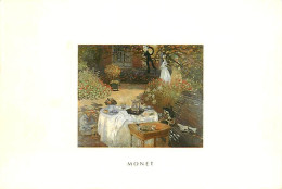 Art - Peinture - Claude Monet - Le Déjeuner - CPM - Voir Scans Recto-Verso - Peintures & Tableaux