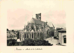 58 - Nevers - Cathédrale Saint Cyr - Abside - Mention Photographie Véritable - Carte Dentelée - CPSM Grand Format - Voir - Nevers