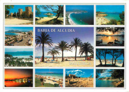 Espagne - Espana - Islas Baleares - Mallorca - Alcudia - Bahia De Alcudia - Multivues - CPM - Voir Scans Recto-Verso - Mallorca