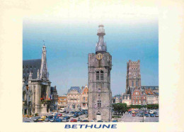 62 - Béthune - La Grand Place - Le Beffroi - CPM - Voir Scans Recto-Verso - Bethune