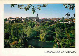 86 - Lussac Les Chateaux - Vue Générale - Flamme Postale - CPM - Voir Scans Recto-Verso - Lussac Les Chateaux