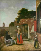 Art - Peinture - Pieter De Hooch - La Cour - CPM - Voir Scans Recto-Verso - Pintura & Cuadros