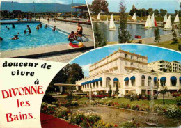 01 - Divonne Les Bains - Multivues - Piscine - CPM - Voir Scans Recto-Verso - Divonne Les Bains