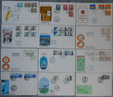 Sweden - 12 Different FDC 1969 & 1971 *ILLUSTRATED* - FDC