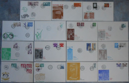 Sweden - 15 Different FDC 1974-1976 *ILLUSTRATED* - FDC