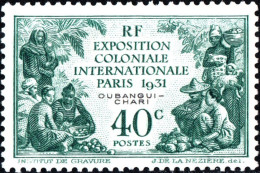 UBANGI-SHARI, ESPOSIZIONE COLONIALE, 1931, NUOVI (MLH*) Mi:FR-OU 82, Scott:FR-OU 82, Yt:FR-OU 84 - Unused Stamps