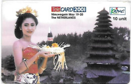 Indonesia: Kring - TeleCard Exhibition 2001 Nieuwegein, Netherlands. Mint - Indonesië