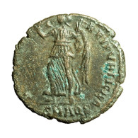 Roman Coin Valentinian I AE3 Follis Aquileia Mint Bust / Victory 04296 - The End Of Empire (363 AD To 476 AD)
