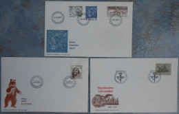 Sweden - 6 Different FDC 1977-1978 *ILLUSTRATED* - FDC