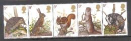 Great Britain 1977 British Wildlife Strip Of 5 MNH ** - Nuovi